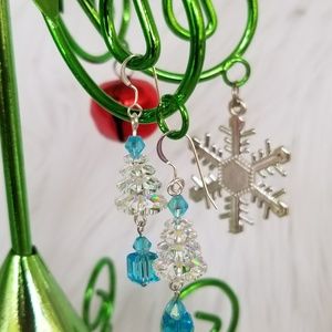 Crystal Sterling Silver Earrings!